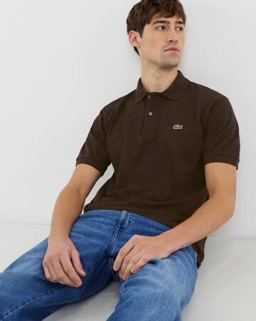 Lacoste Classic Short Sleeve Pique Polo - Brown
