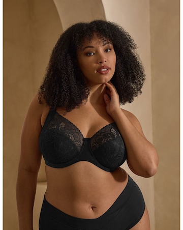 Sculptresse Dream Comfort Full Cup Black Wired Bra