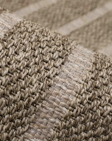 Indoor Outdoor Natural Stripe Rug