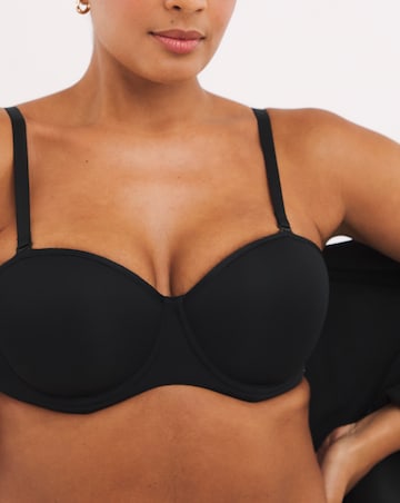 Boux Avenue Microfibre Wired Multiway Bra Black