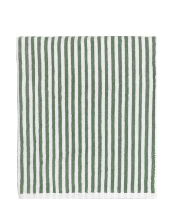 Yard Hebden Stripe Cotton Towel - Forest