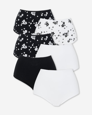 Pretty Secrets (6 Pack) Cotton Full Fit Brief Knickers