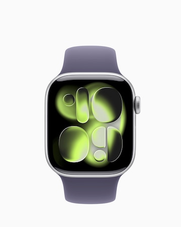 Apple Watch Series 11 GPS + Cellular 46mm - Purple Fog Sport Band - S/M