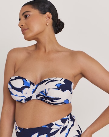 MAGISCULPT Twist Front Underwired Bandeau Bikini Top