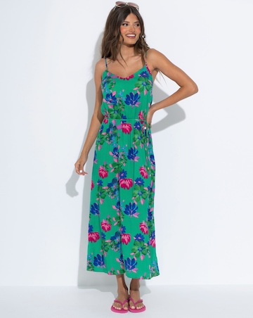 Pour Moi Melanie Sheer Viscose Tie Belt Maxi Beach Dress