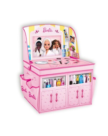 Barbie 2 in 1 Foldable Role Play Vanity Storage
