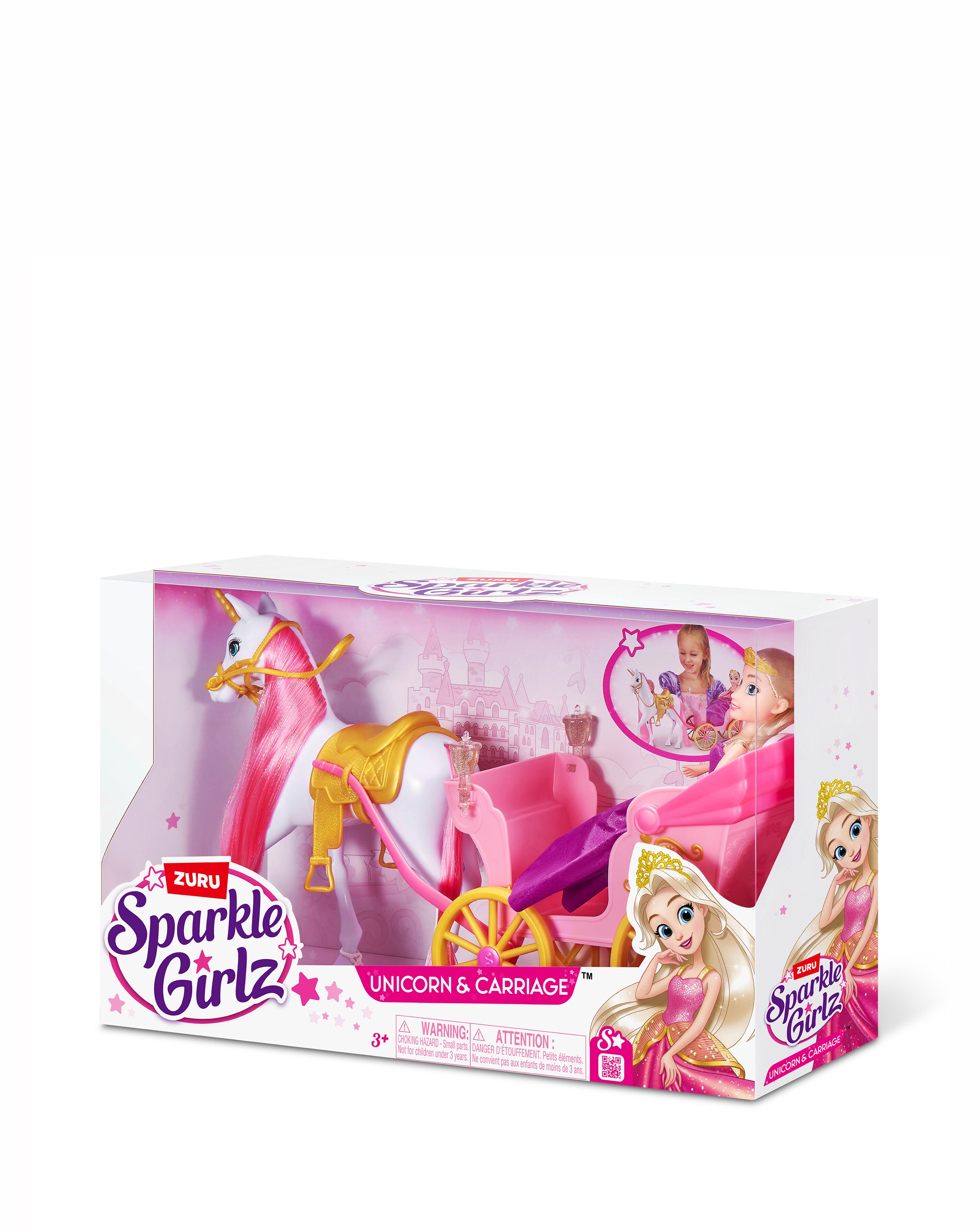 Sparkle Girlz Doll Horse Carriage Sparkle Girlz Princess Doll With