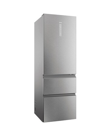 Haier HTW5618ENMG Combi Series 5 180cm Fridge Freezer - Inox