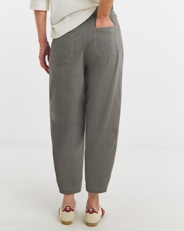 Pleat Front Cotton Chino