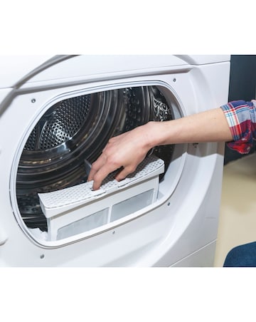 Candy CSE C10LF-80, 10kg, Condenser Tumble Dryer - White