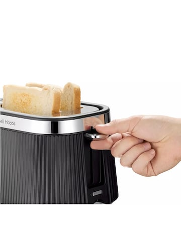 Russell Hobbs Bronte Kettle & 4 Slice Toaster Black