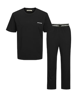 Jack &amp; Jones Everest T-Shirt &amp; Trouser PJ Set - Black