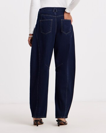 Simply Be Indigo Voluminous Barrel Leg Jean