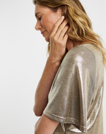 Foiled Angel Sleeve T-Shirt