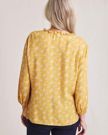 Julipa Textured Crinkle Printed Top