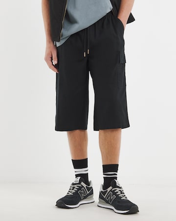 Linen 3/4 Length Cargo Short