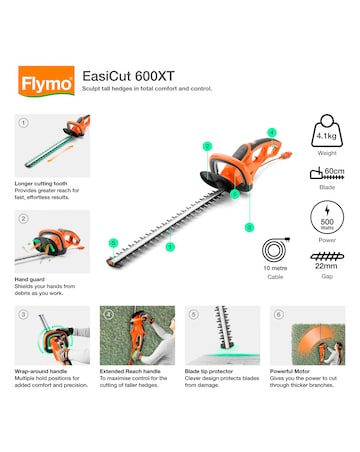 Flymo EasiCut 610XT Electric Hedge Trimmer