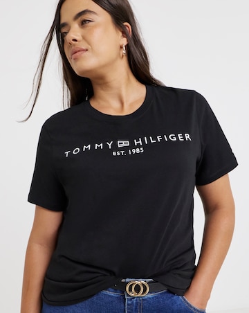 Tommy Hilfiger Logo Short Sleeve Crew Neck