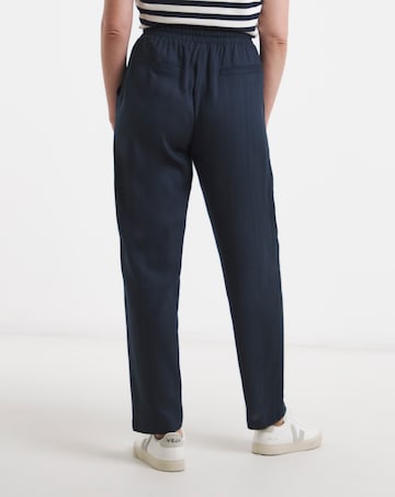 Linen Mix Tapered Trouser