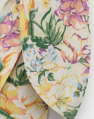 Mango Floral Linen Shirt