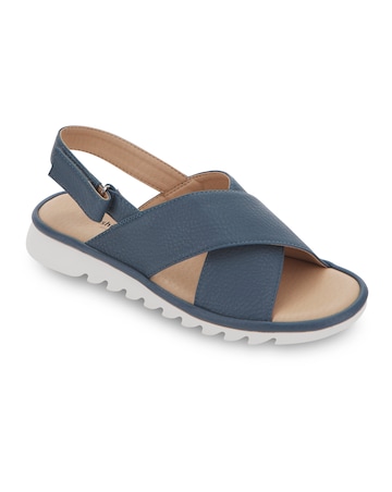 Cushion Walk Crossover Sandals Extra Wide EEE Fit