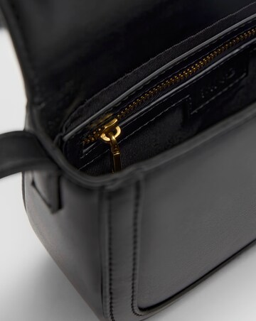 Mango Black Buckle Crossbody Bag