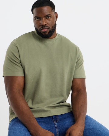 Jack & Jones Austin Waffle T-Shirt - Green