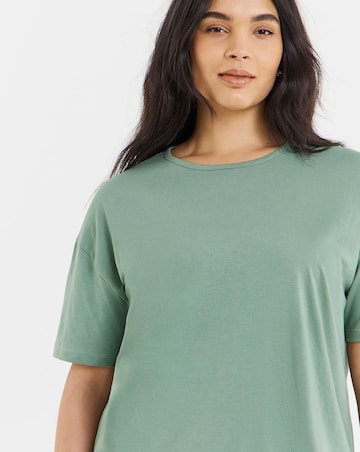 Pretty Secrets Back to Basics Pyjama Short Set Khaki