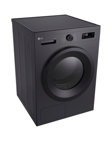 LG Series 2 ThinQ? RHX1009NMK 9 kg Heat Pump Tumble Dryer - Grey - A+++ -6% (B)
