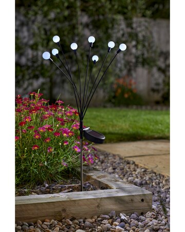 8-Stem GloGlobes Stake Light - Cool White