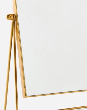 Gold Freestanding Table Top Mirror