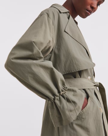 Simply Be Khaki Utility Maxi Trench