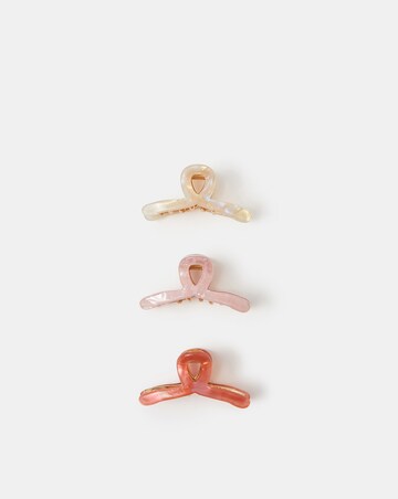 Accessorize 3-Pack Mini Twist Claw Clips