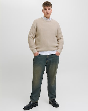 Jack & Jones Global Knitted Jumper - Natural