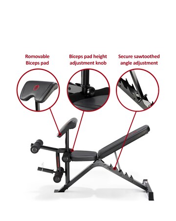 Marcy BE3000 Mid Width Bench and Adjustable Squat Rack