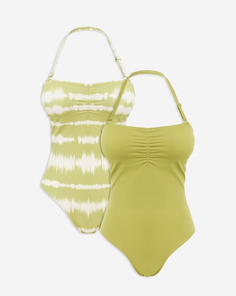 2 Pack Value Bandeau Swimsuits