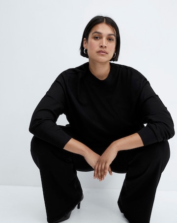 Mango Knitted Wideleg Trousers