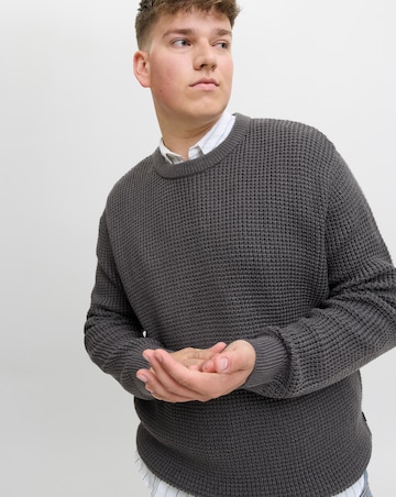 Jack & Jones Global Knitted Jumper - Grey