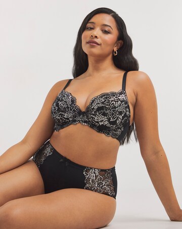 Pretty Secrets 2 Pack Ella Lace Padded Plunge Wired Bras B-K