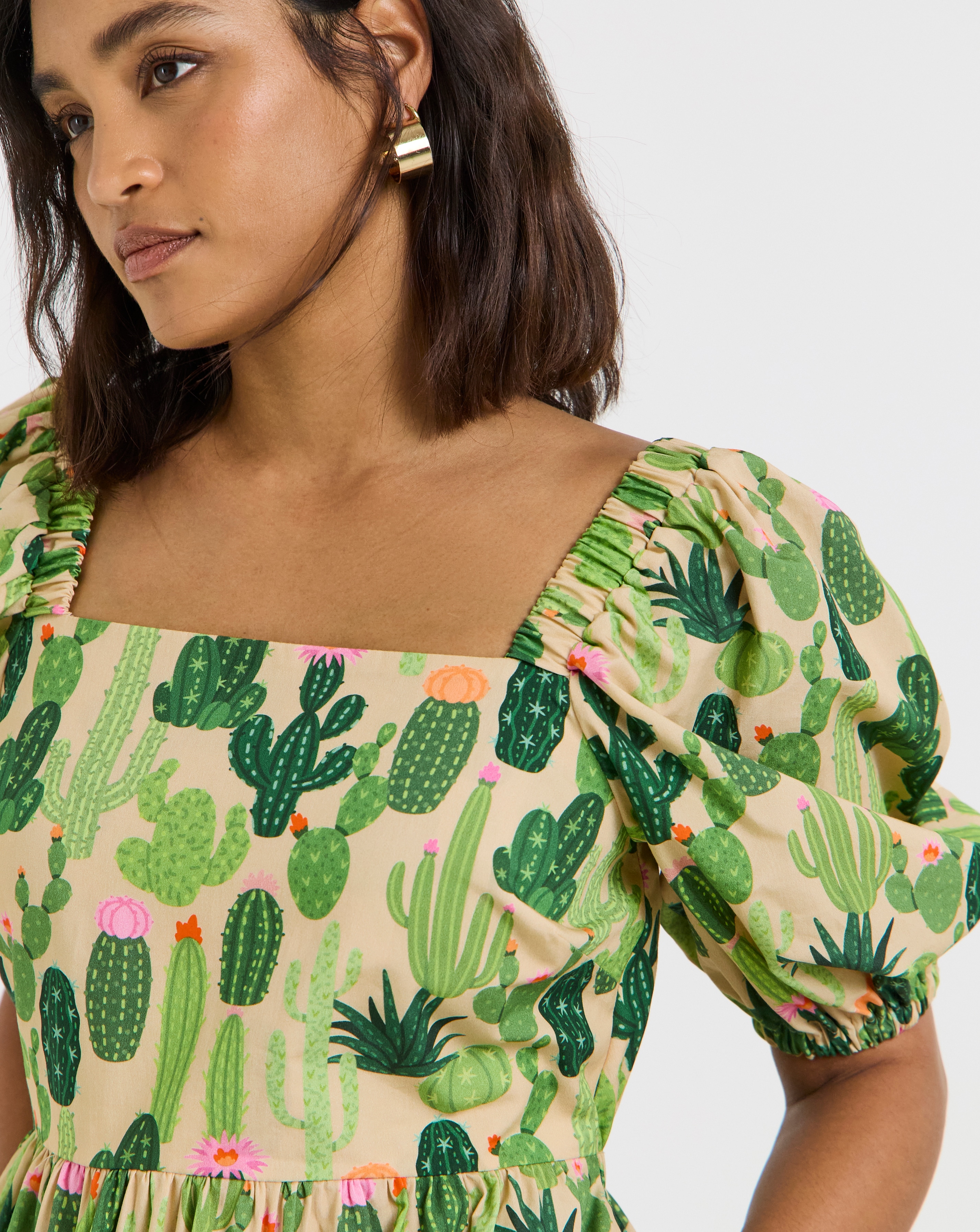 Twisted Wunder Cactus Midaxi Dress | Fashion World