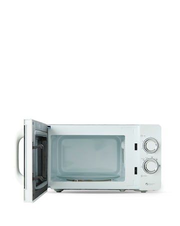 Tower 1.7 Litre Glass Kettle + 2 Slice Toaster + 20L Manual Microwave