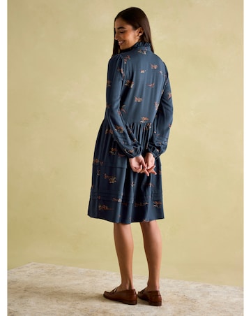 Joules Petunia Pheasant Mini Dress