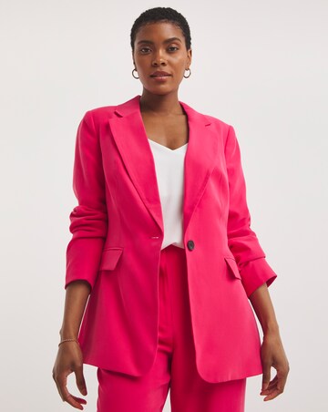 Pink Single Breasted Blazer