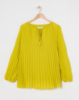 Joanna Hope Pleated Blouse