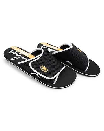 D555 DRAKE 2 Black Slider With Velcro Fastening