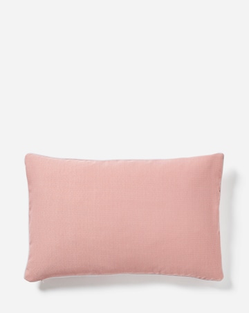 Iris Embroidered Floral Boudoir Cushion
