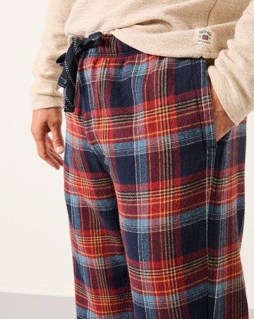 FatFace Lomond Check PJ Trouser - Blue