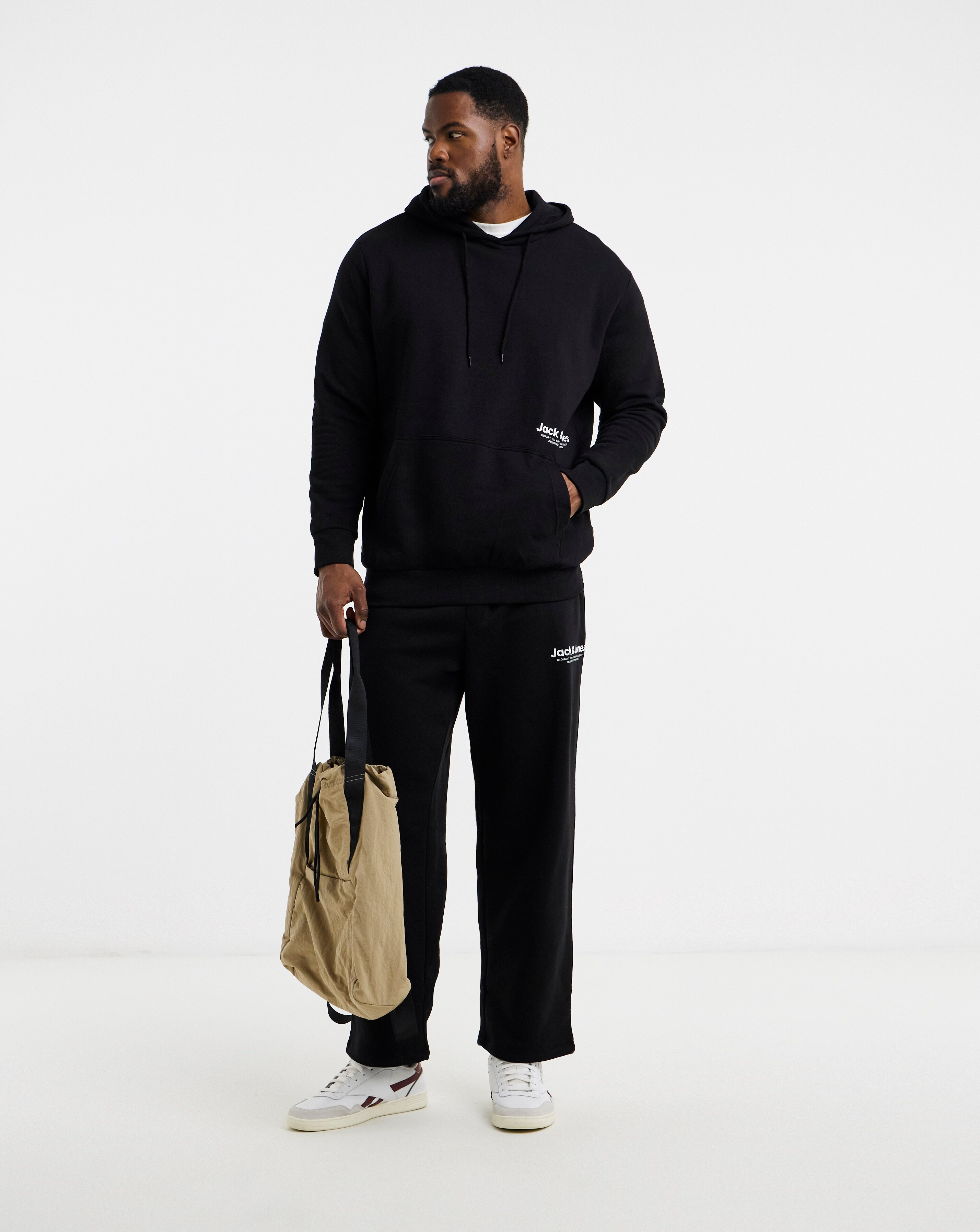 Jack & Jones Vesterbro Logo Tracksuit Set - Black