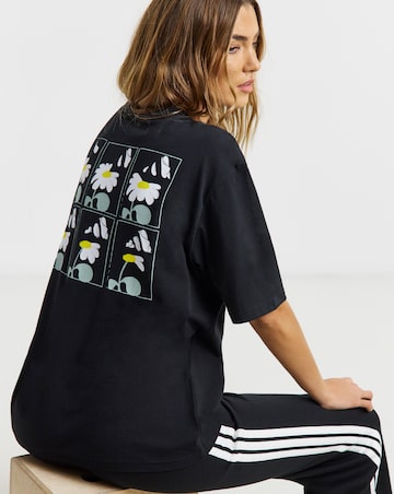 adidas Soft Side Back Graphic T-Shirt