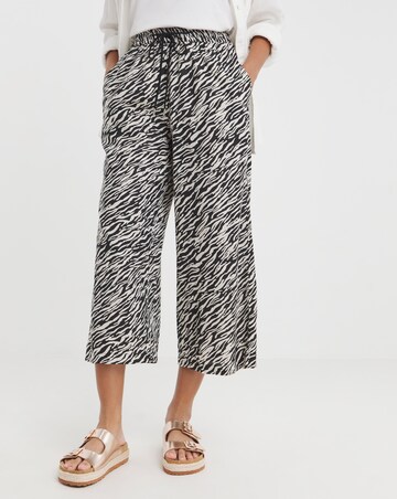 Spun Viscose Pull On Culottes